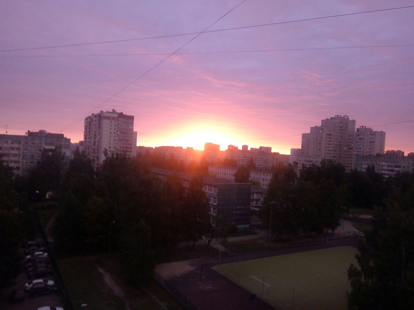 Evening in St. Petersburg - Saint Petersburg, Dormitory area, Longpost