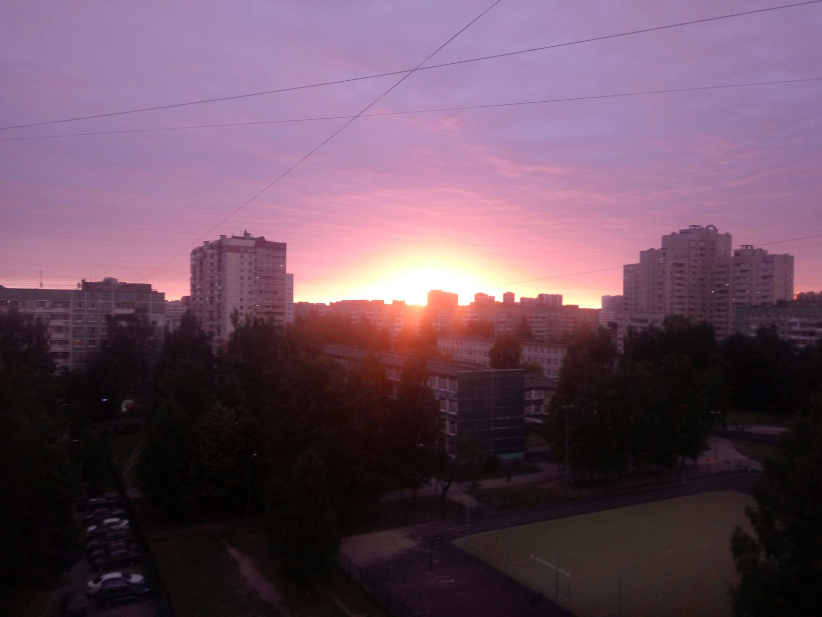 Evening in St. Petersburg - Saint Petersburg, Dormitory area, Longpost