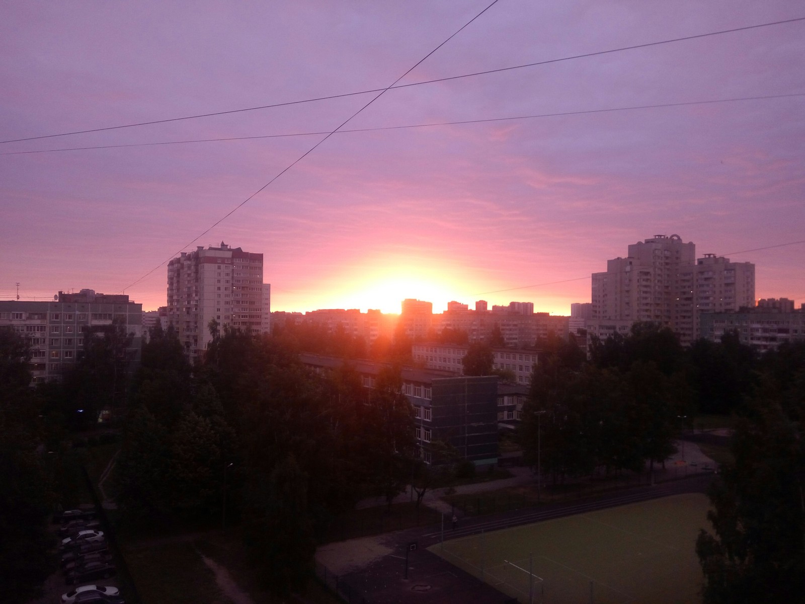 Evening in St. Petersburg - Saint Petersburg, Dormitory area, Longpost