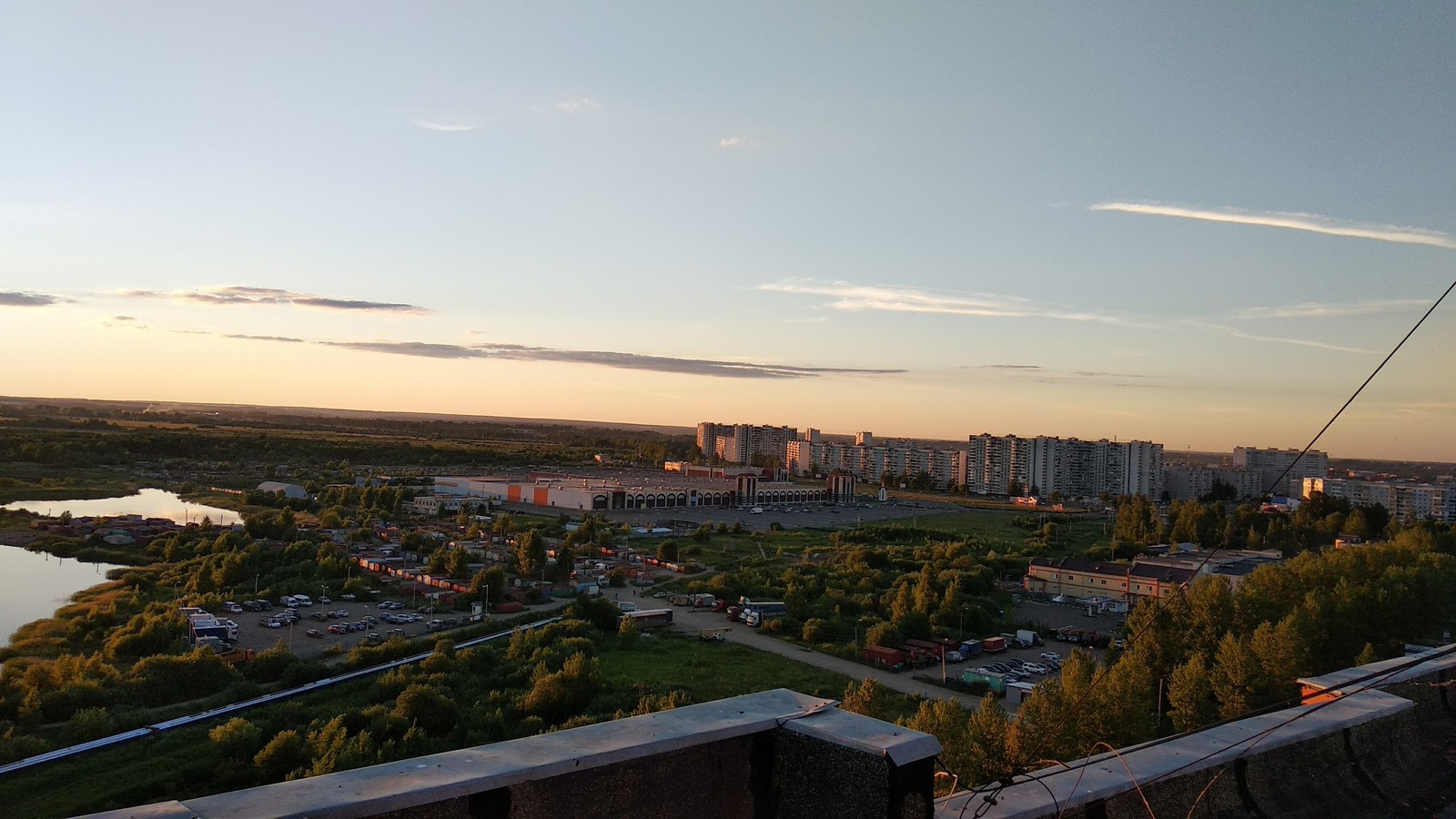 #roofyaroslavl - My, Yaroslavl, Roof, The horizon is littered, Sunset, Height, Beautiful, , Longpost, Ruffers