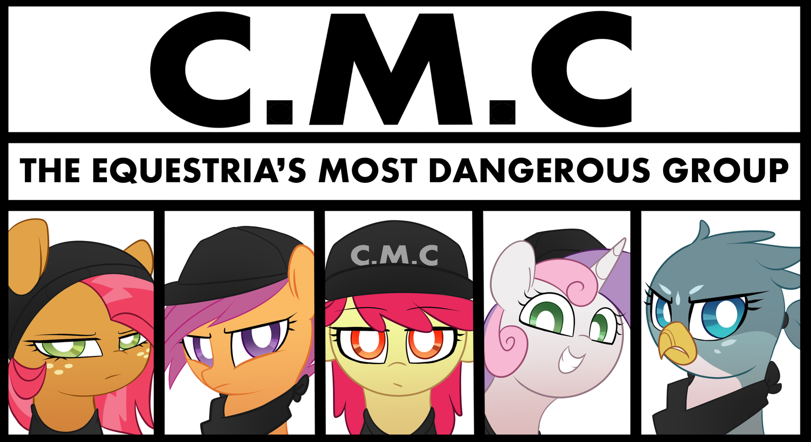 C.M.C - Babs Seed, Cutie Mark Crusaders, Gabby, PonyArt, My Little Pony