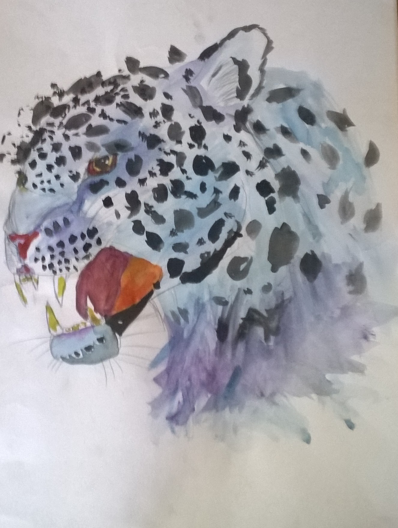 Leopard - My, Leopard, Drawing