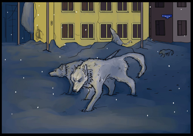 Long Winter: Black's Story Chapter 1 (Part 1) - My, Comics, Longpost, Post apocalypse, Winter