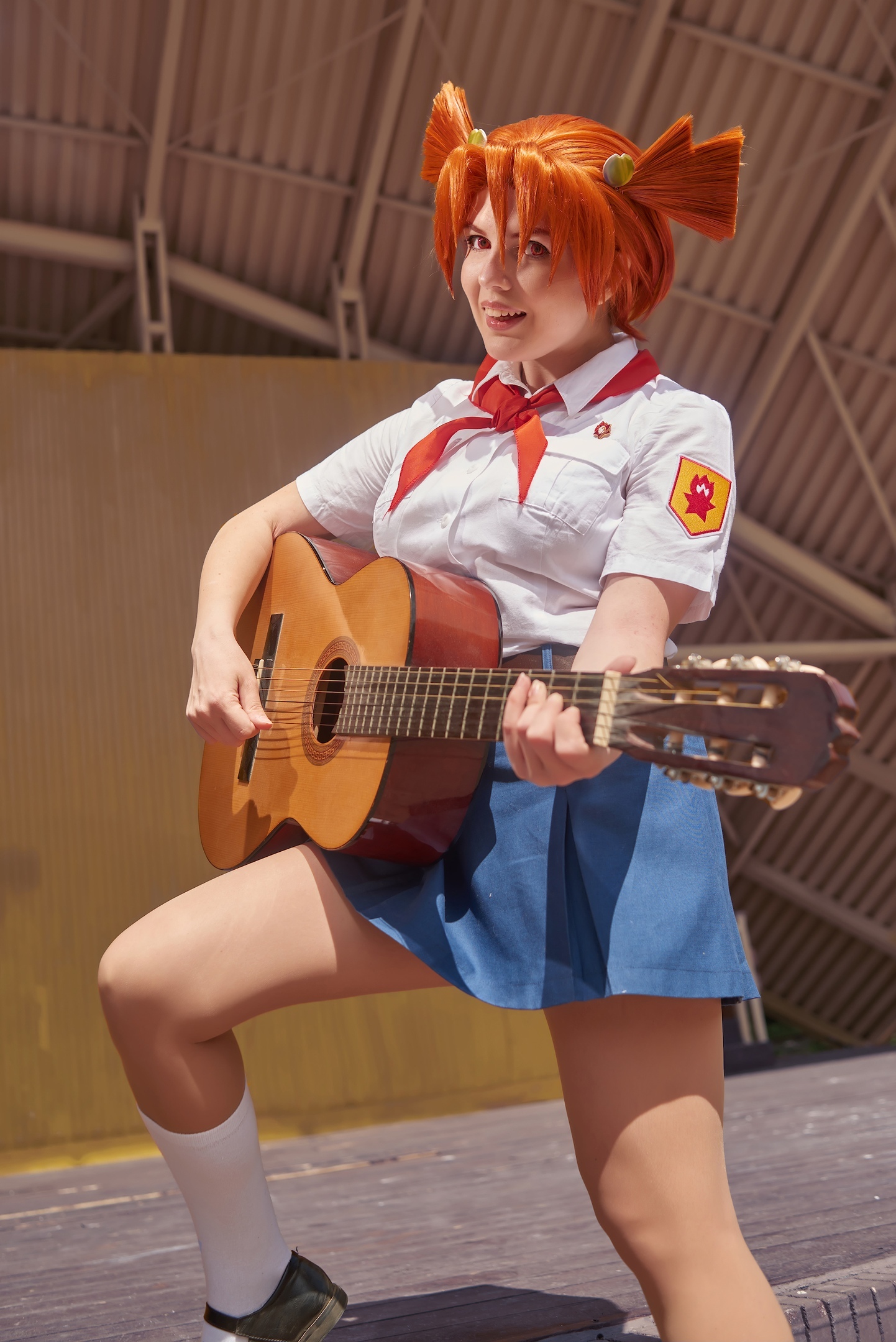 Alice on stage and beyond - My, Visual novel, Endless summer, Cosplay, Russian cosplay, Alisa Dvachevskaya, Workers' Children, Longpost