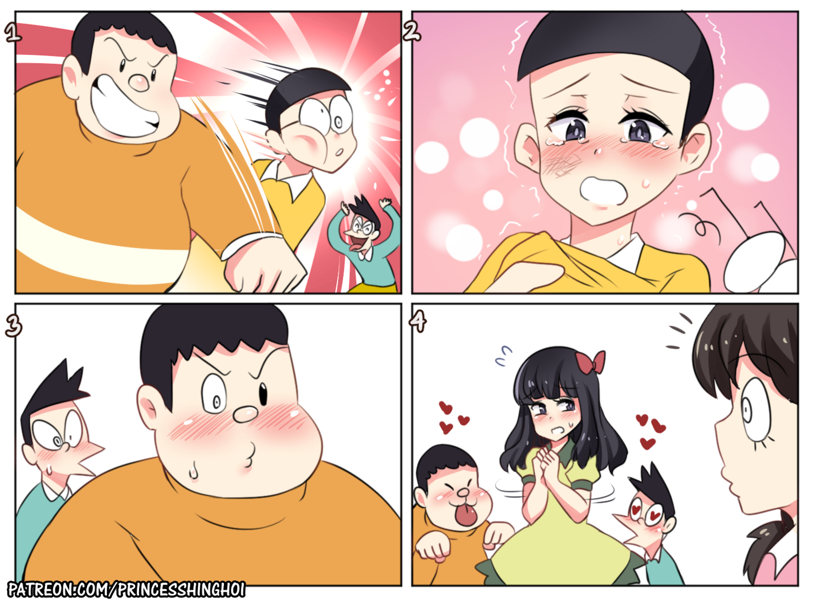 Nobita - Doraemon, Its a trap!, Comics, Princess hinghoi, Anime