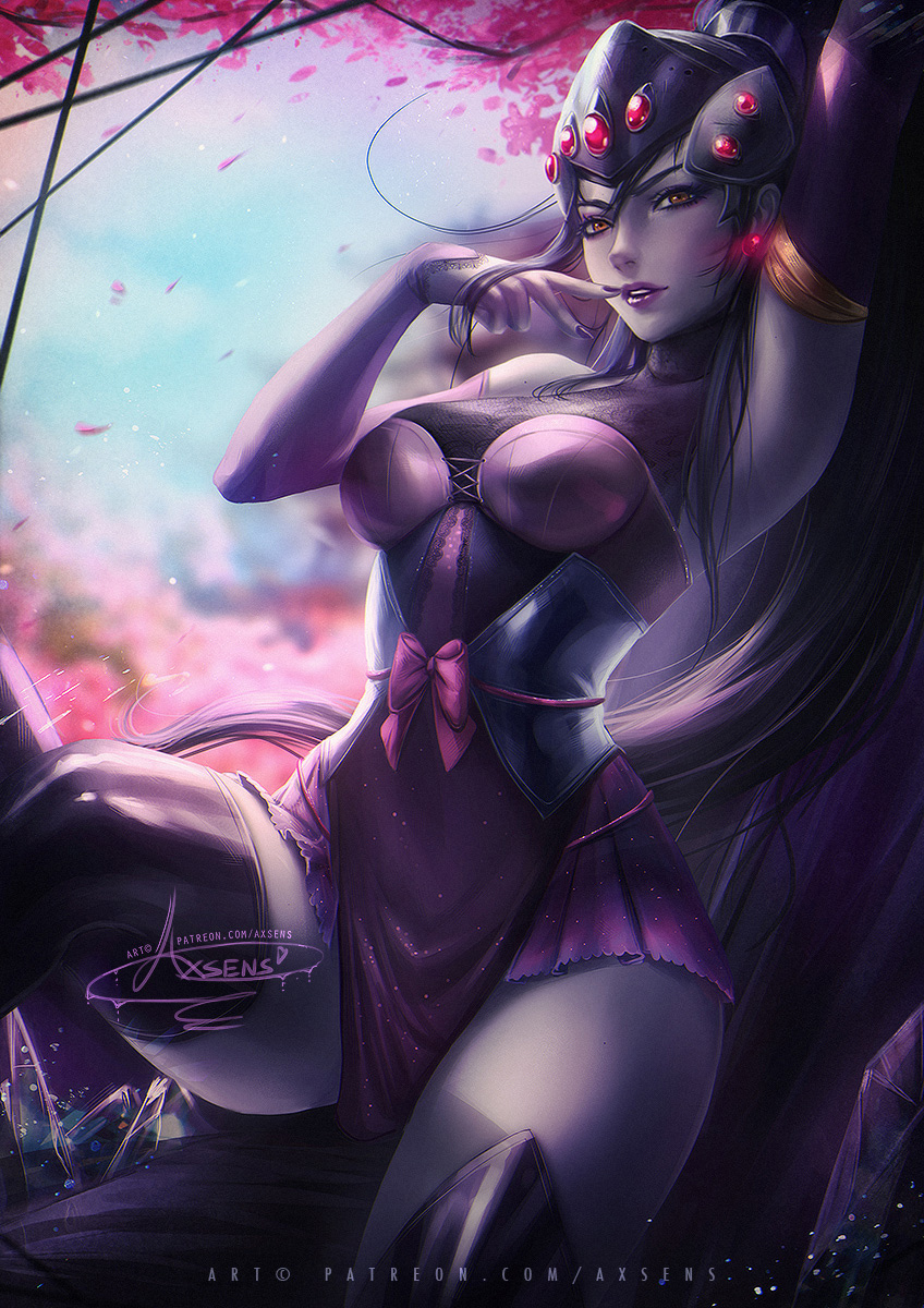 Eastern Widowmaker Art - NSFW, Art, Widowmaker, Overwatch, Axsens