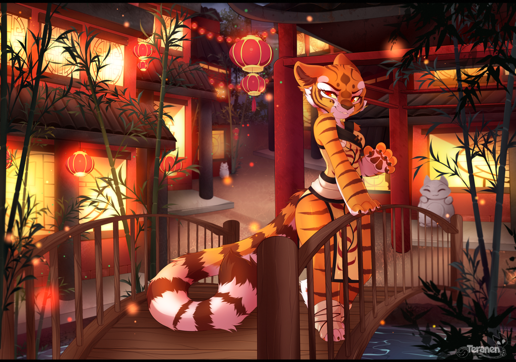 Master Tigresss - Art, Kung Fu Panda, Master Tigress, Furry, Teranen