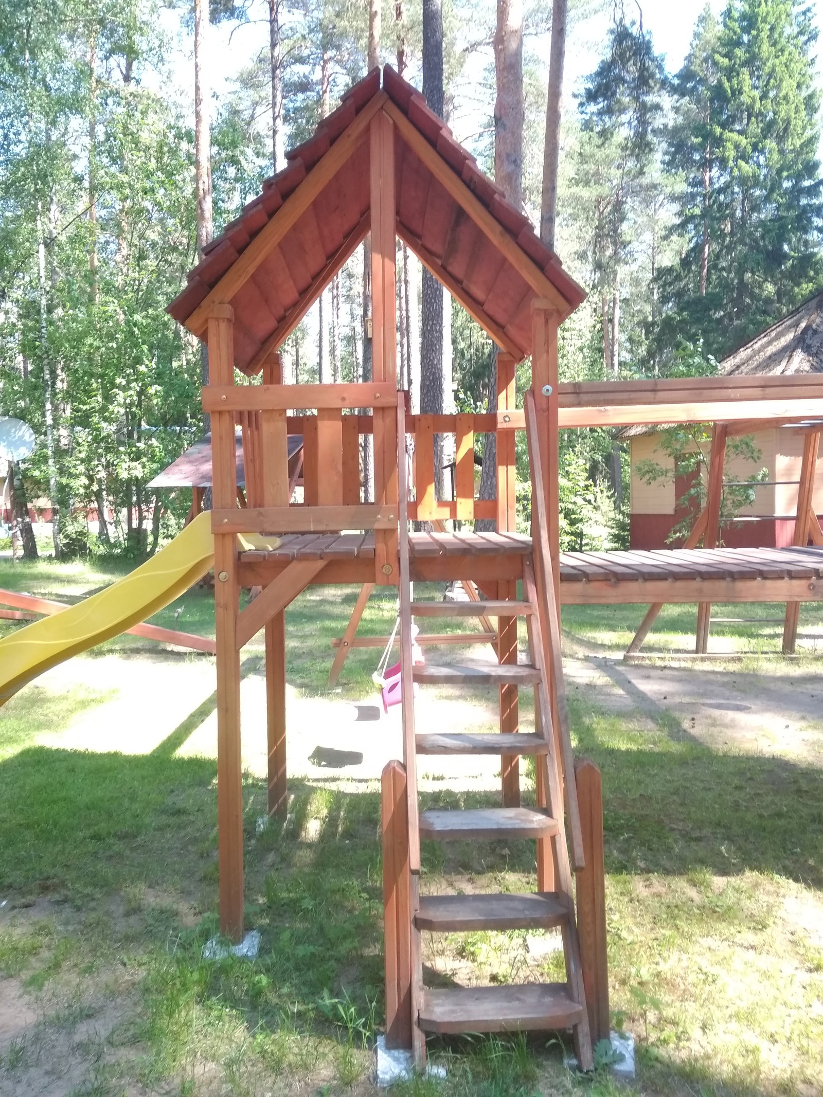 Playground - My, Tree, With your own hands, Longpost, Playground