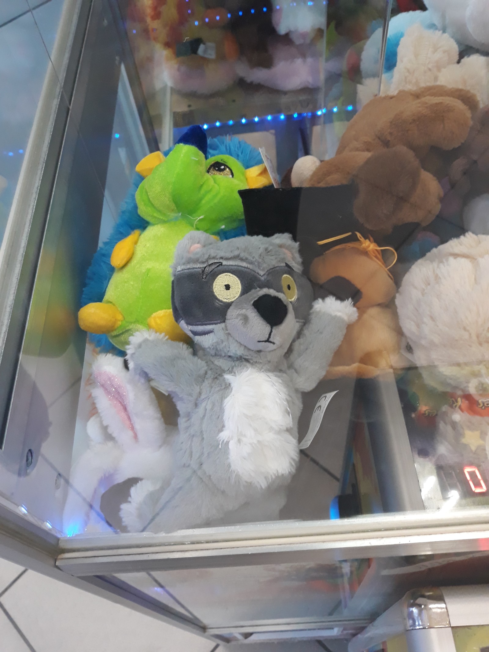 patted the life of a raccoon - Soft toy, Toy machine, Life is pain, Longpost