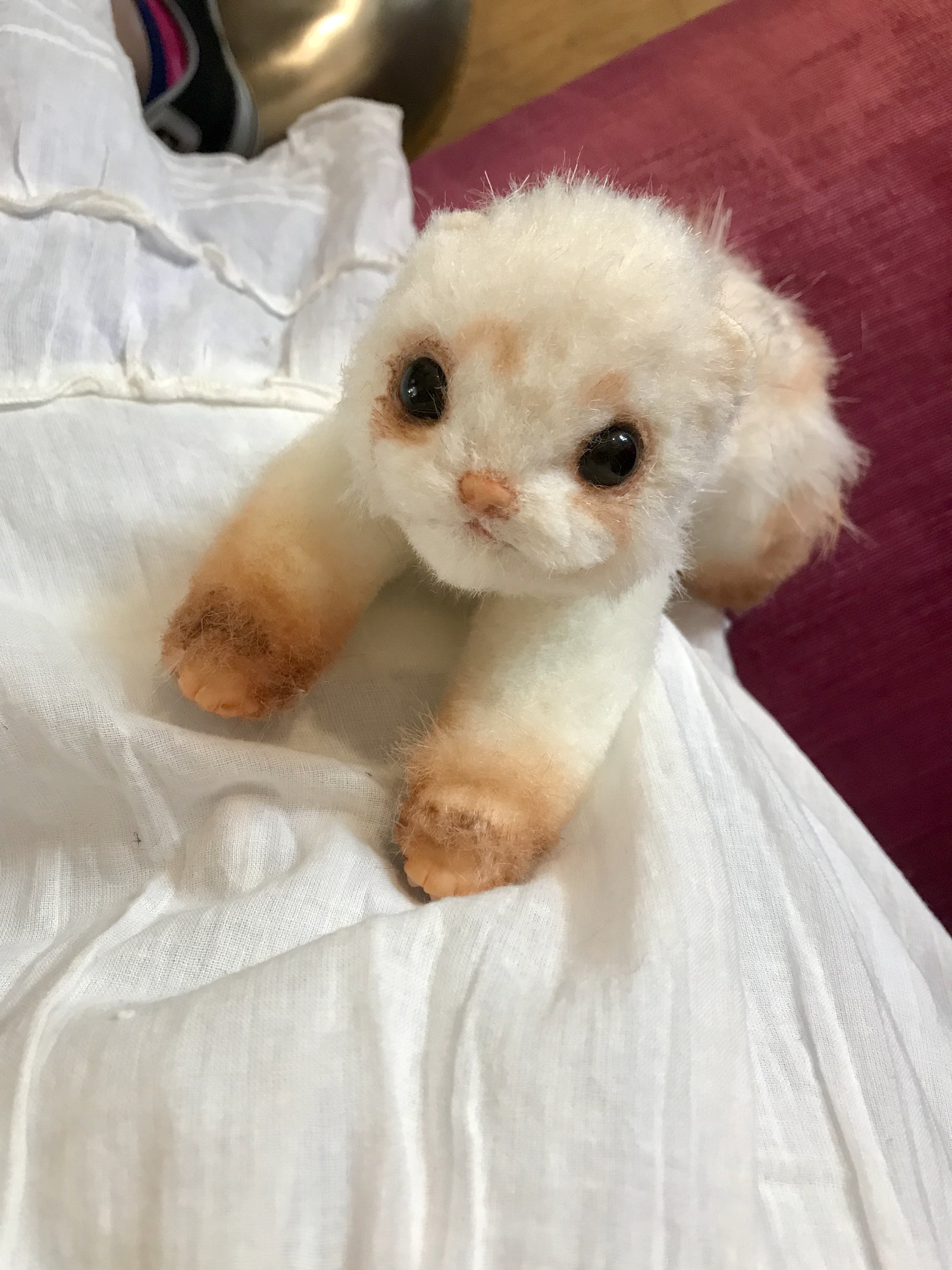 Holiday work - My, Author's toy, Copyright, Needlework, Needlework without process, Handmade, Ferret, Griffin, Longpost