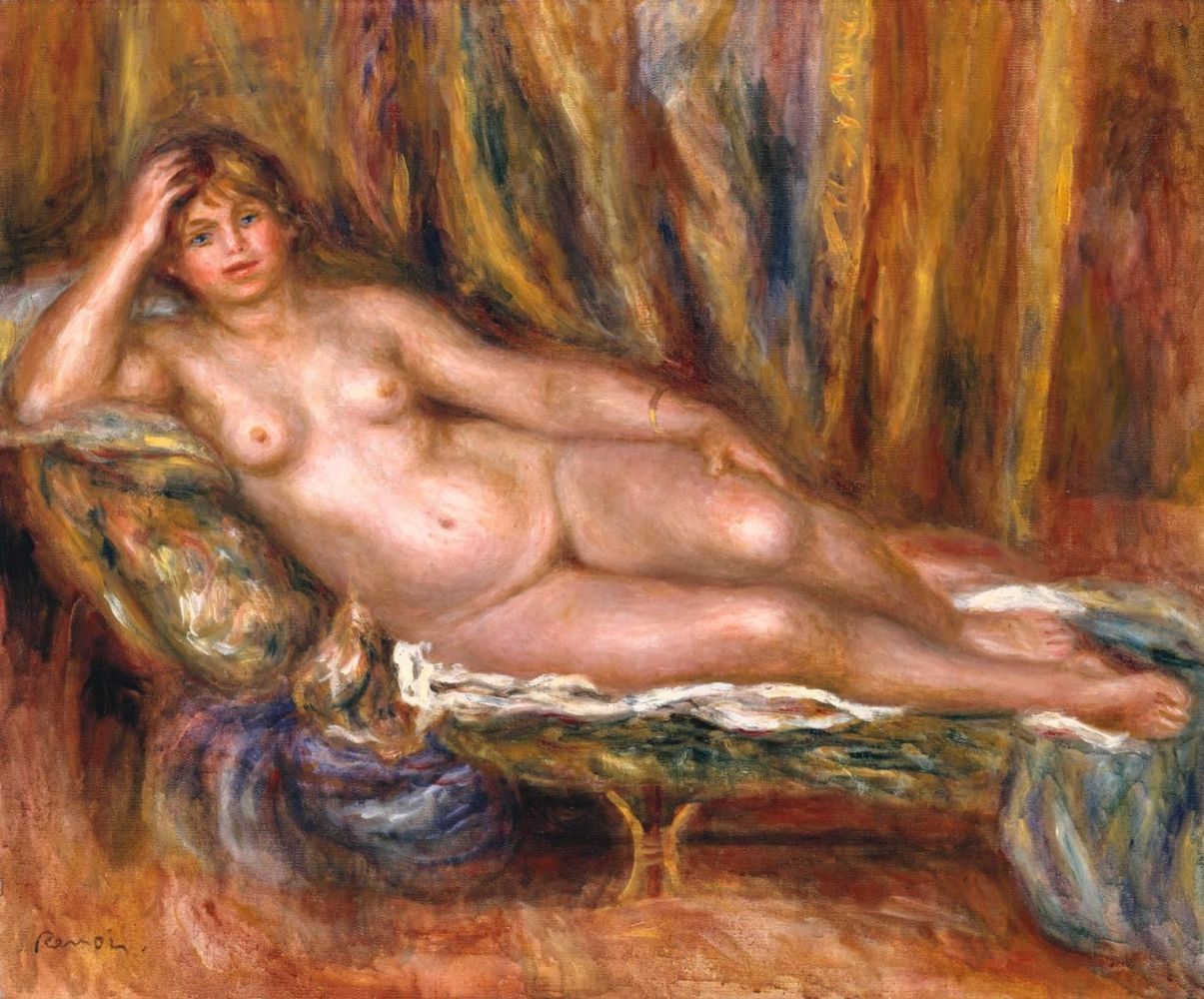 Nude in painting: Pierre-Auguste Renoir, part 2 - NSFW, Painting, Painting, A selection, Renoir, Longpost, Nudity