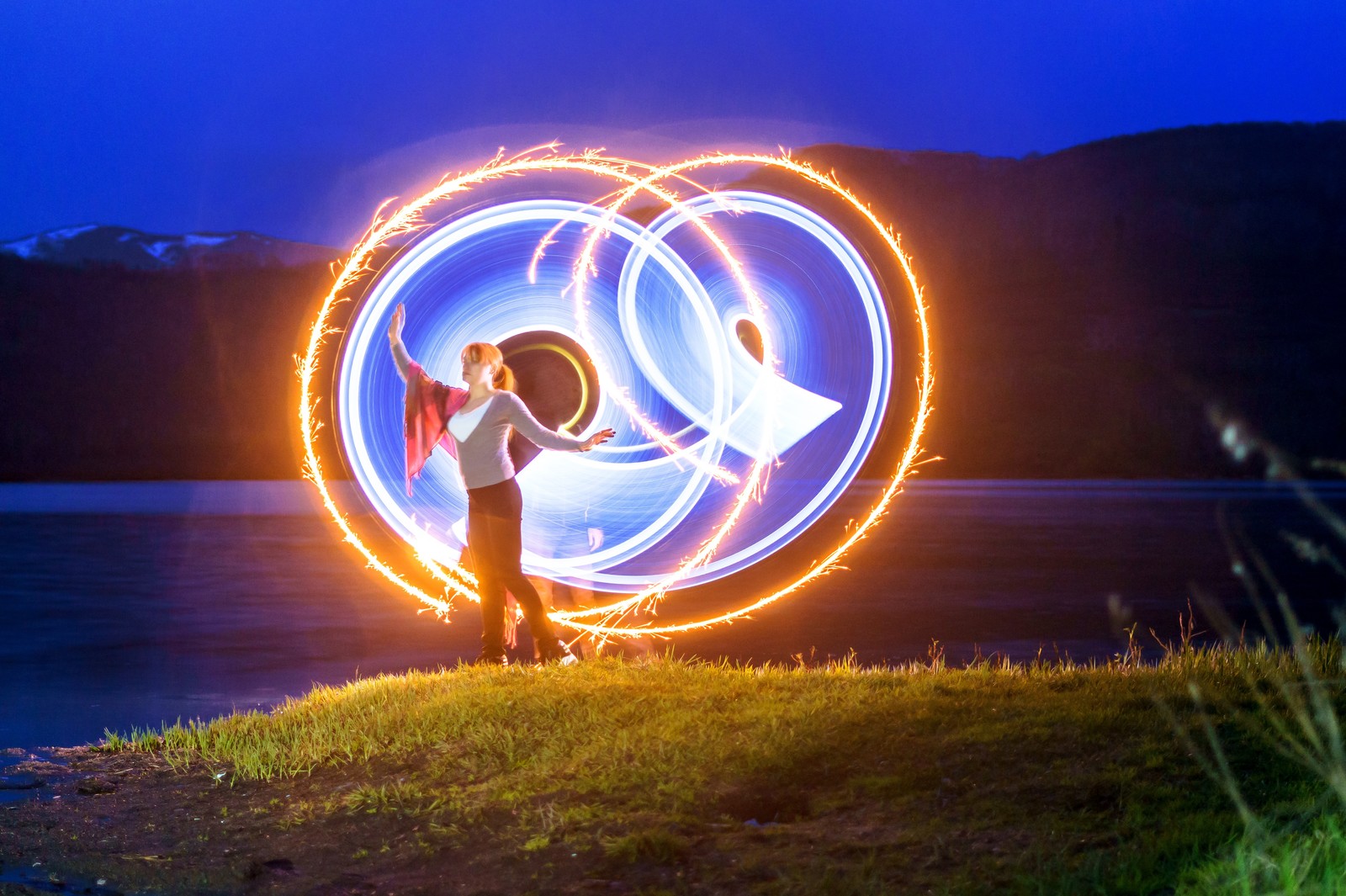 Light tube - My, Freezelight, Light, Long exposure, Longpost