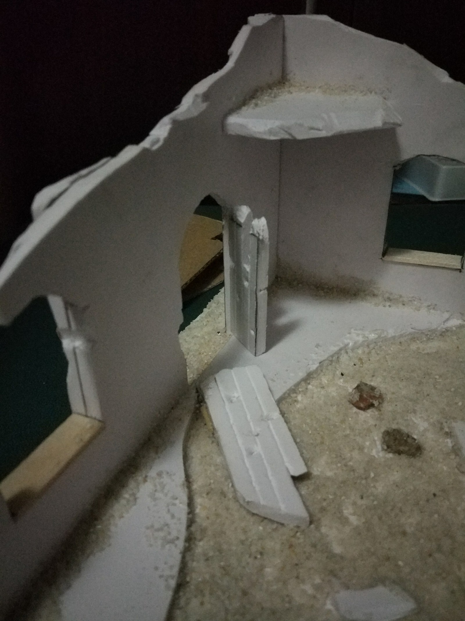 My first building model and how it was made - My, Wh miniatures, Warhammer 40k, Wh40k, Warhammer, Miniature, Modeling, Longpost