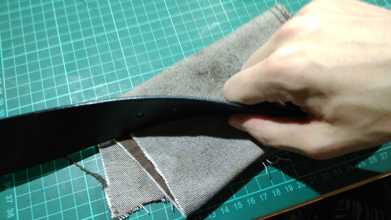 Handmade genuine leather belt. - My, With your own hands, Leather, Belt, Longpost