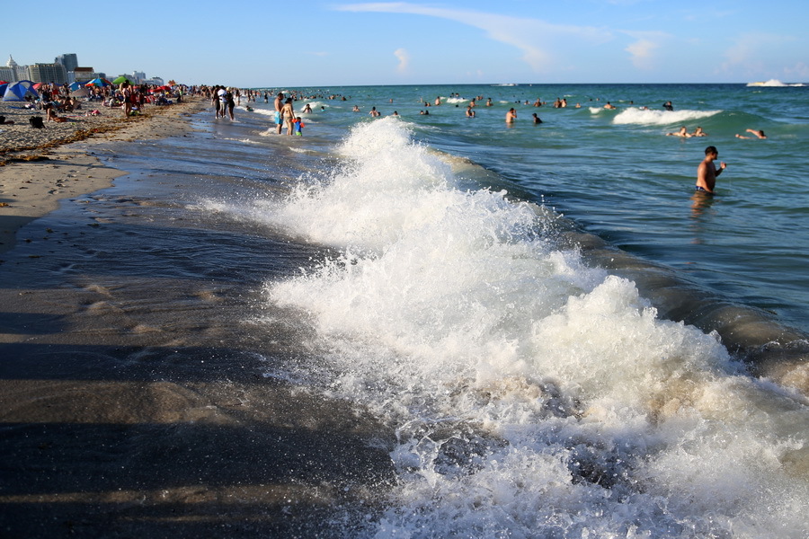 Miami Beach - USA, Ocean, Town, Beach, Miami Beach, Longpost