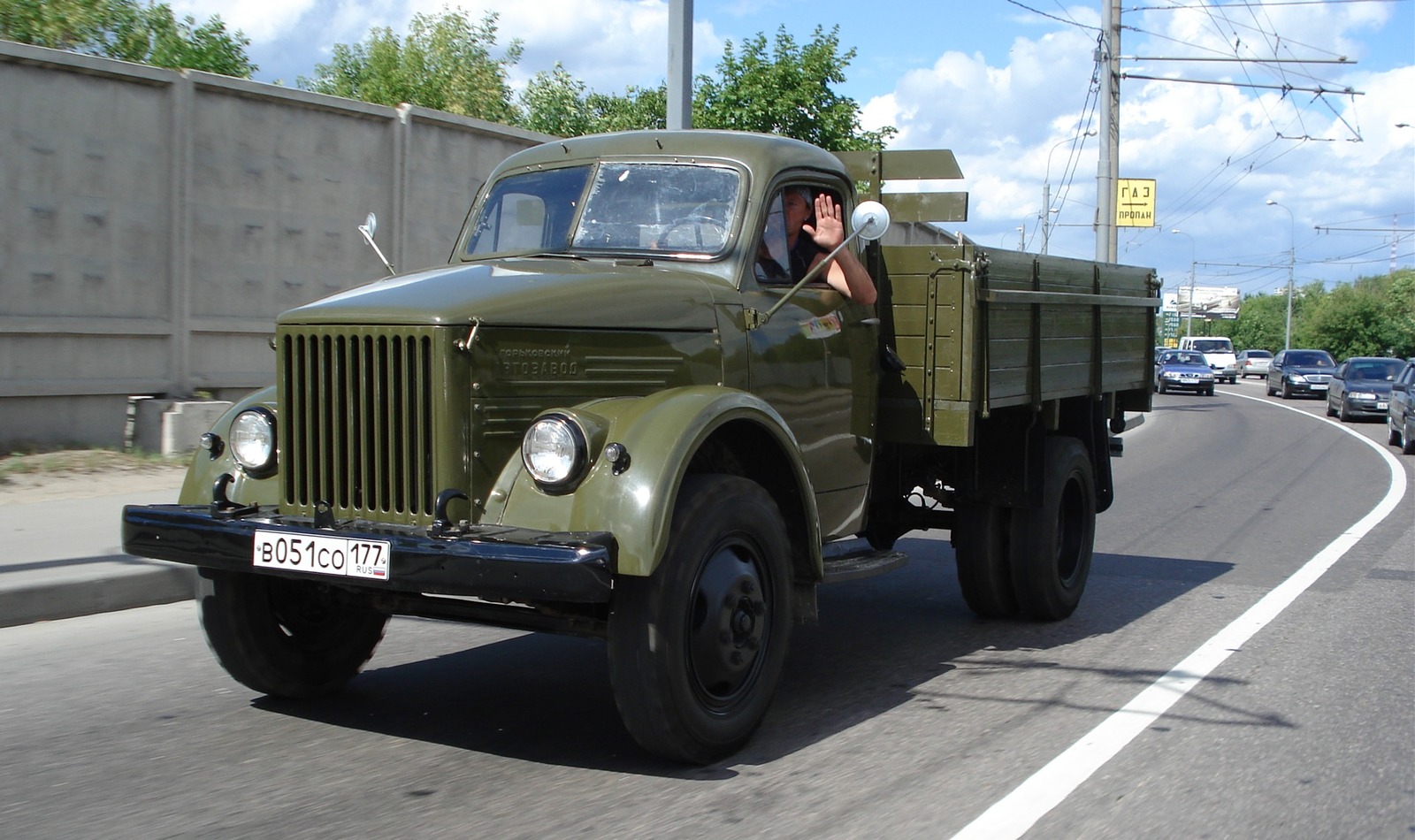 ГАЗ-51. Первый послевоенный грузовик Горьковского автомобильного завода.  Один из самых массовых грузовиков СССР | Пикабу