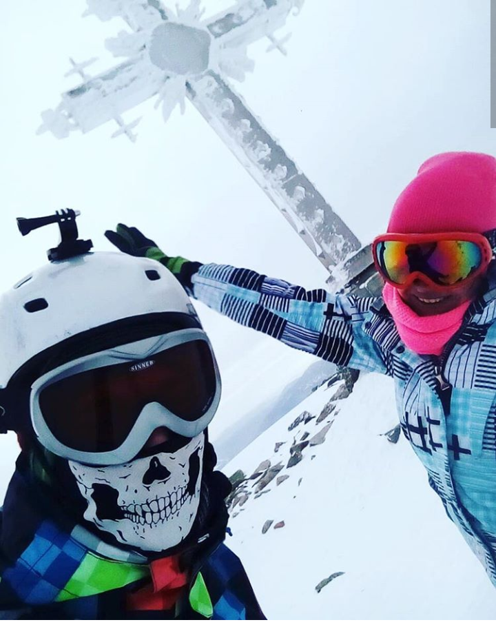 Worship cross in Sheregesh - Sheregesh, Snowboarder, Skiers, The mountains, Nature, Relaxation, Longpost