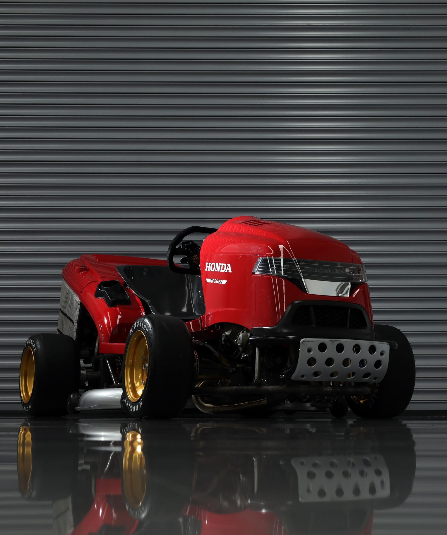 Infernal lawn mower with a maximum speed of 230 km/h! - Honda, Lawn mower, Rekor, Race, Speed, Tuning, Longpost