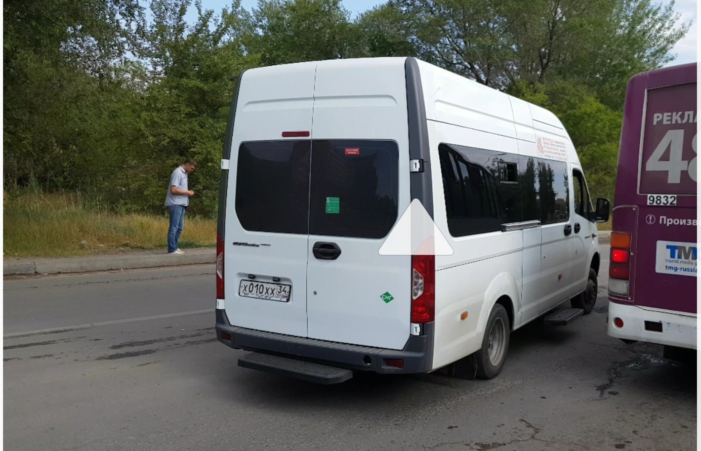 Inadequate minibus 46s - My, My, Driver, Rudeness, Longpost