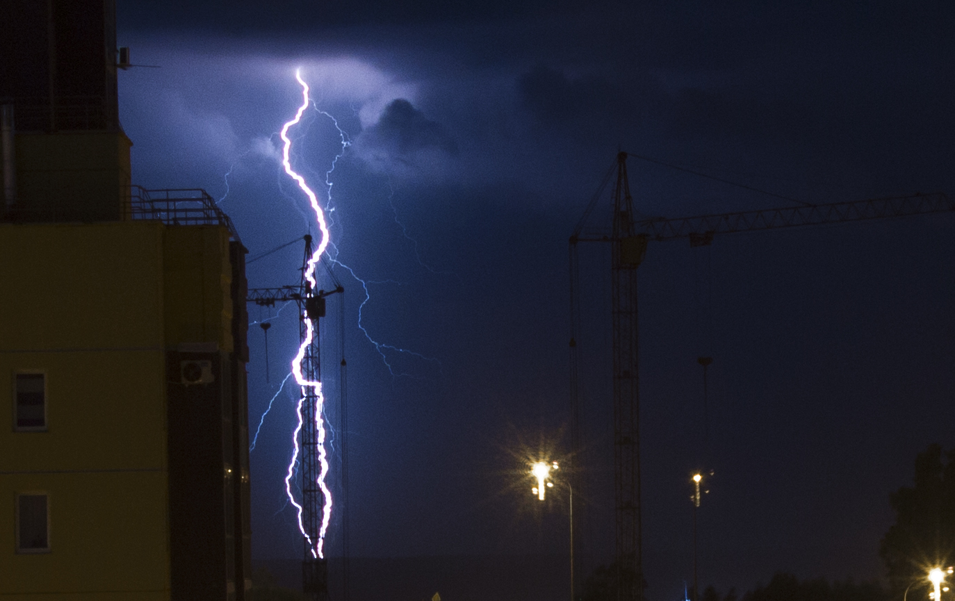 Babakh! - My, Lightning, Thunderstorm, Storm, Summer