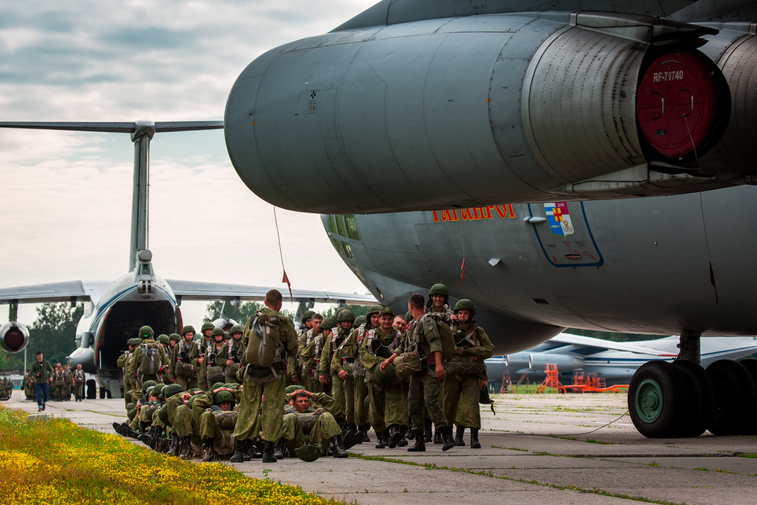 Ivanovo and a lot of IL-76 - My, Airborne forces, IL-76, Aviation, Ivanovo, Longpost