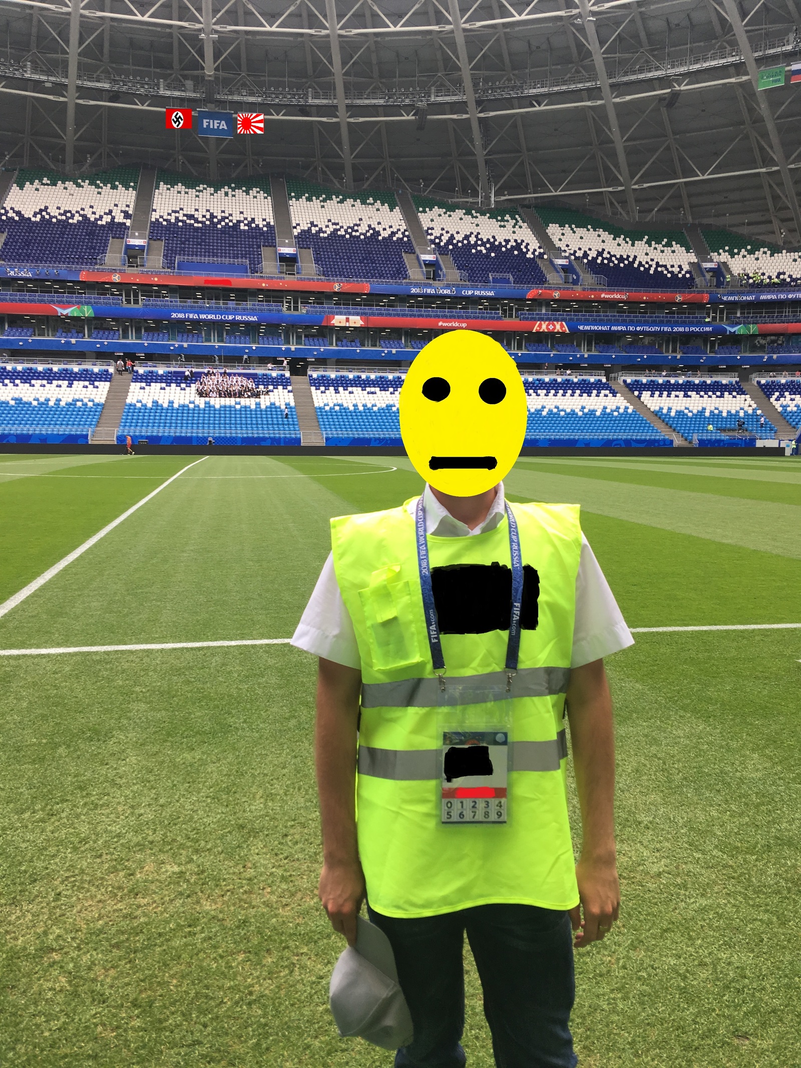 Steward at the 2018 World Cup - My, Steward, 2018 FIFA World Cup, World championship, Work, Longpost