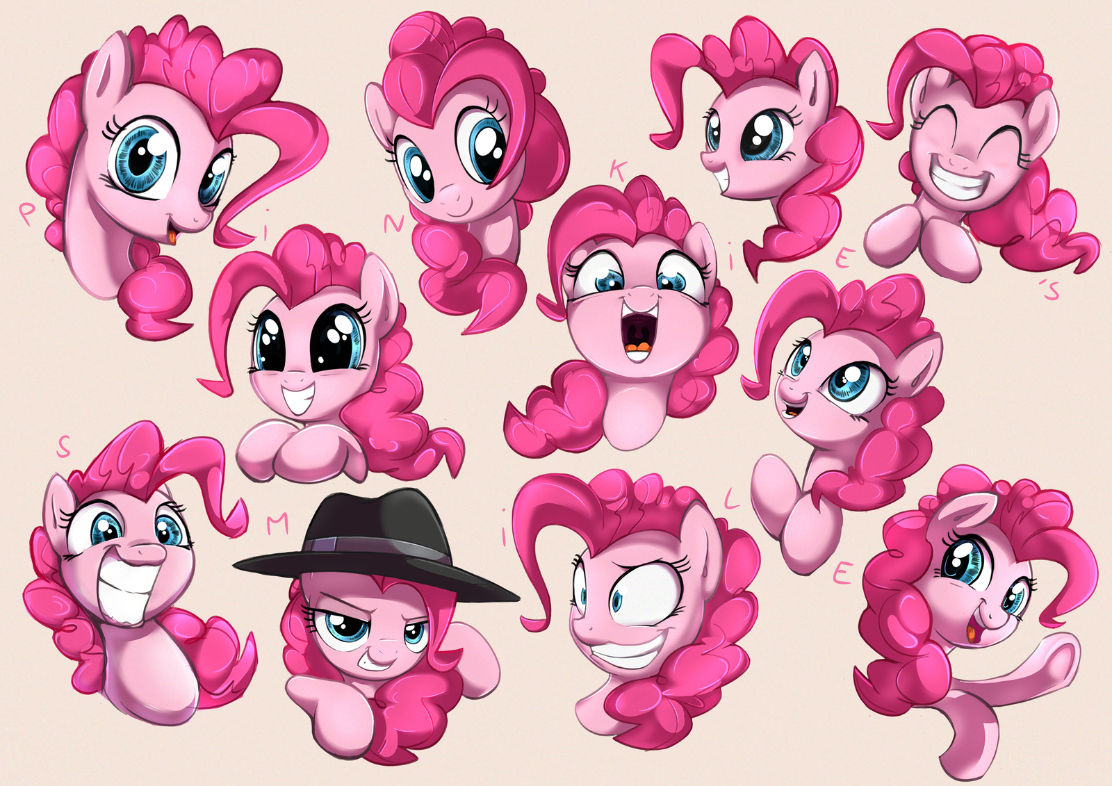 Give me your smile! - Pinkie pie, PonyArt, My little pony, Fidzfox