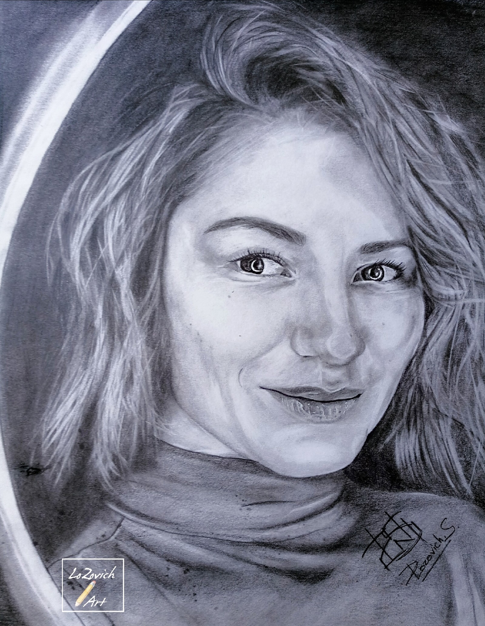 Portrait by photo - My, Art, Portrait, Graphics, Drawing, Pencil drawing, Longpost