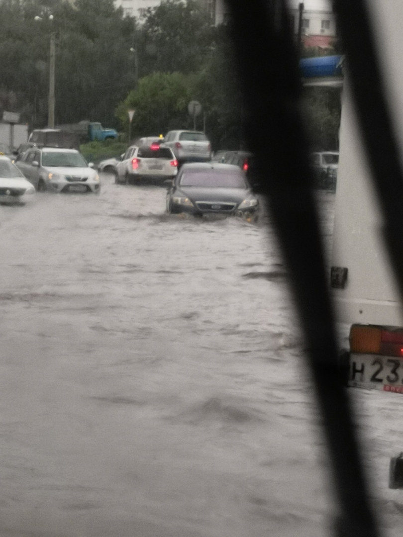 When they couldn't fly to Venice on vacation, but Venice came up on its own - Belgorod, Rain, , Video, Longpost, Flood