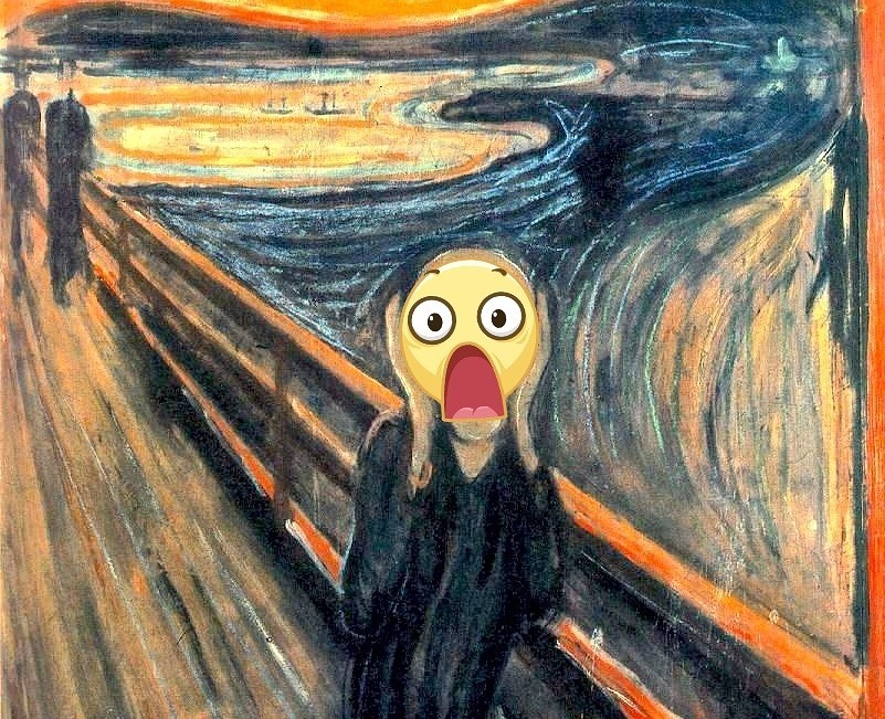 In honor of Emoji Day, the NGS decided to “modernize” famous paintings a bit and give their characters new emotions with the help of emoji stickers - Emoji, Painting, Modern Art, Longpost