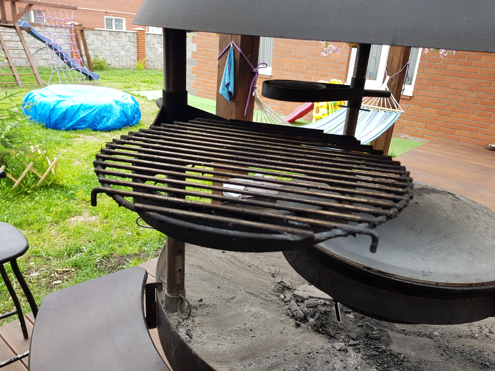 Finnish grill. Convenient and practical. - My, Grill, My, On coals, Yummy, Interesting, Longpost