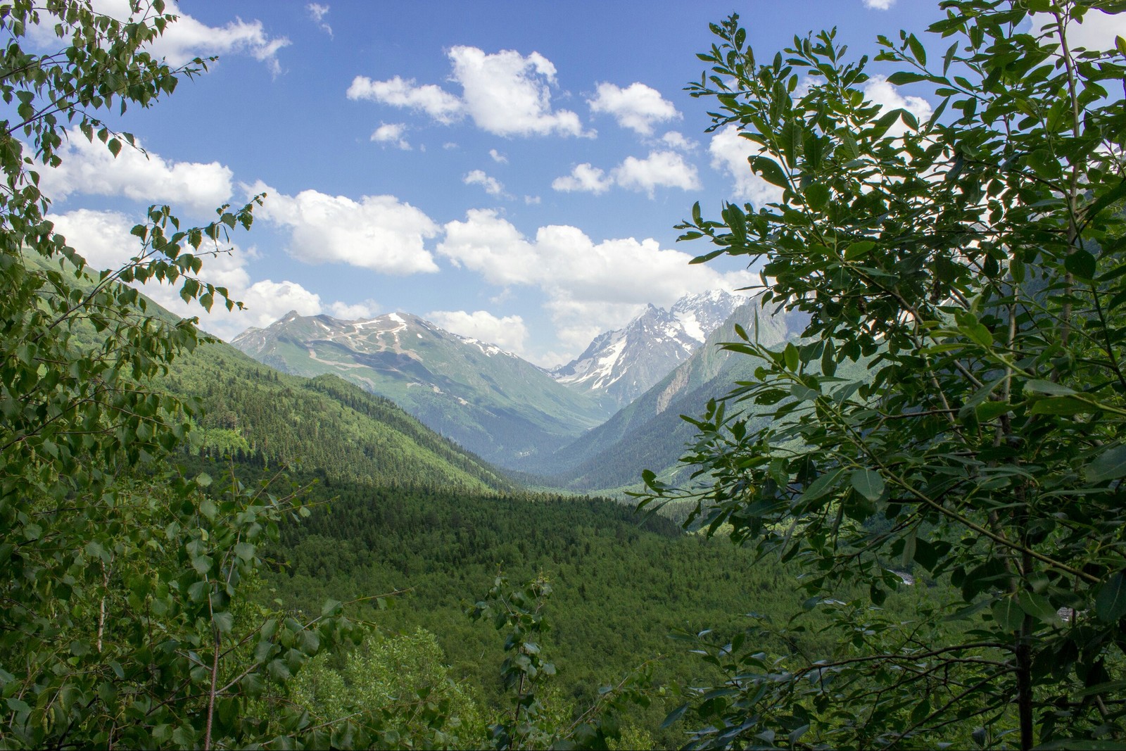 Summer Dombay - My, Dombay, Glacier, The mountains, Longpost