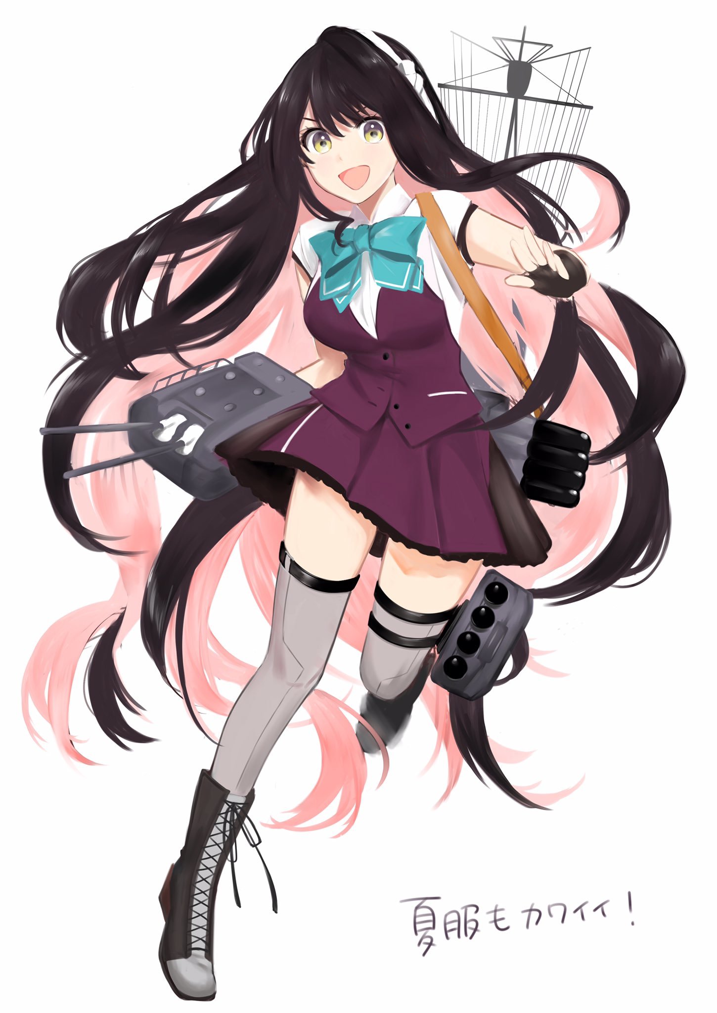 Naganami - Kantai collection, Naganami, Anime, Anime art, Morinaga