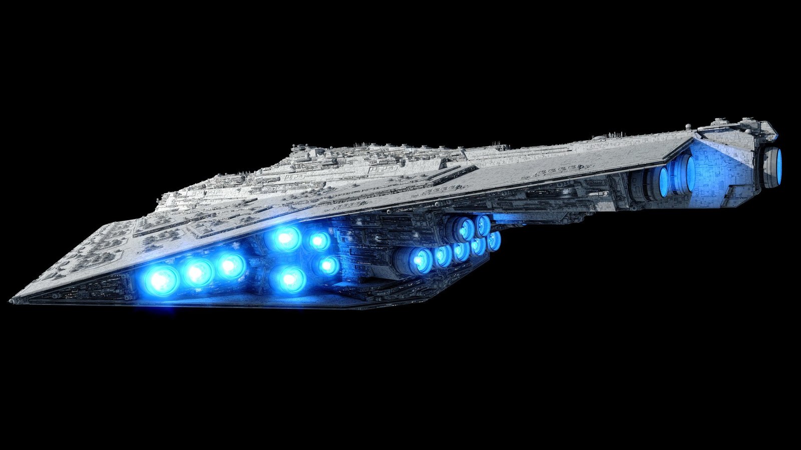 Assertor-class Star Dreadnought - Star Wars, Модели, Космический корабль, Расширенная вселенная, Длиннопост