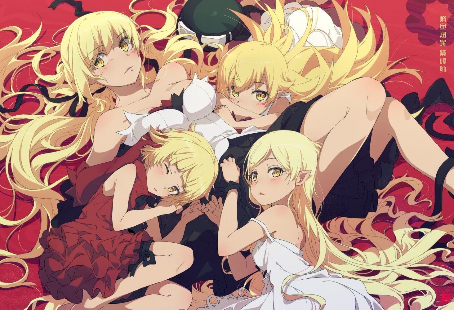 And here is Kissshot, and here is Kissshot - Anime, Anime art, Monogatari series, Kiss-Shot Acerola-orion Heart-under-blade, Shinobu oshino, Ogipote