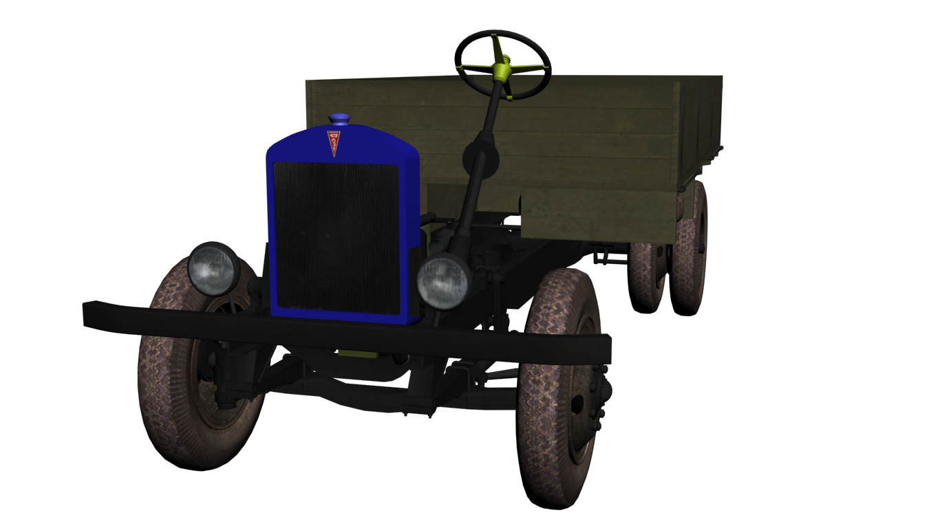 Rare heavy truck nicknamed Yashka - My, 3D modeling, Domestic auto industry, , Yaaz, Longpost