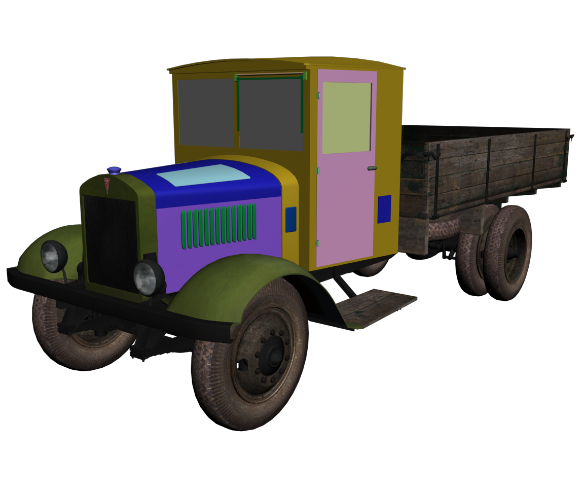 Rare heavy truck nicknamed Yashka - My, 3D modeling, Domestic auto industry, , Yaaz, Longpost