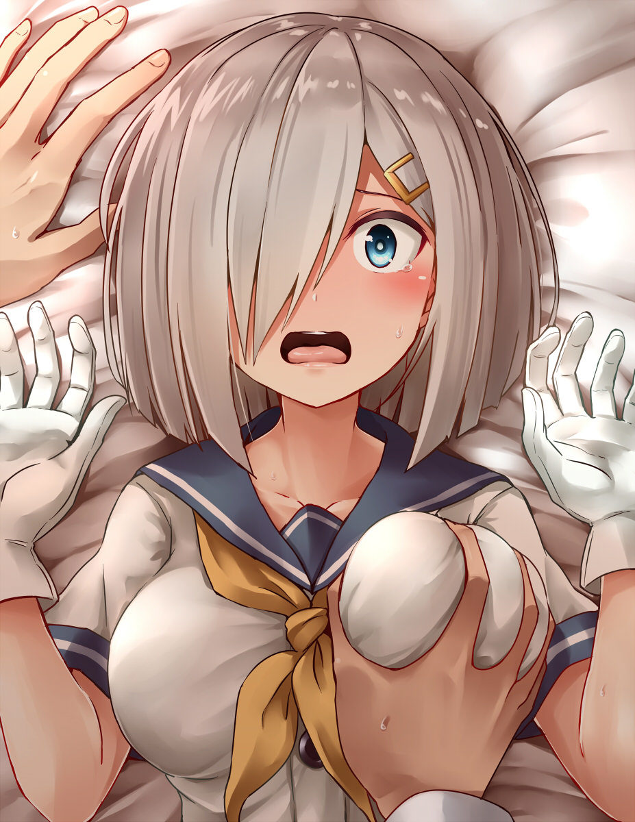 Admiral and Hamakaze (Artist: Kamelie) - NSFW, Kantai collection, Anime, Anime art, Hamakaze, Admiral, Kamelie