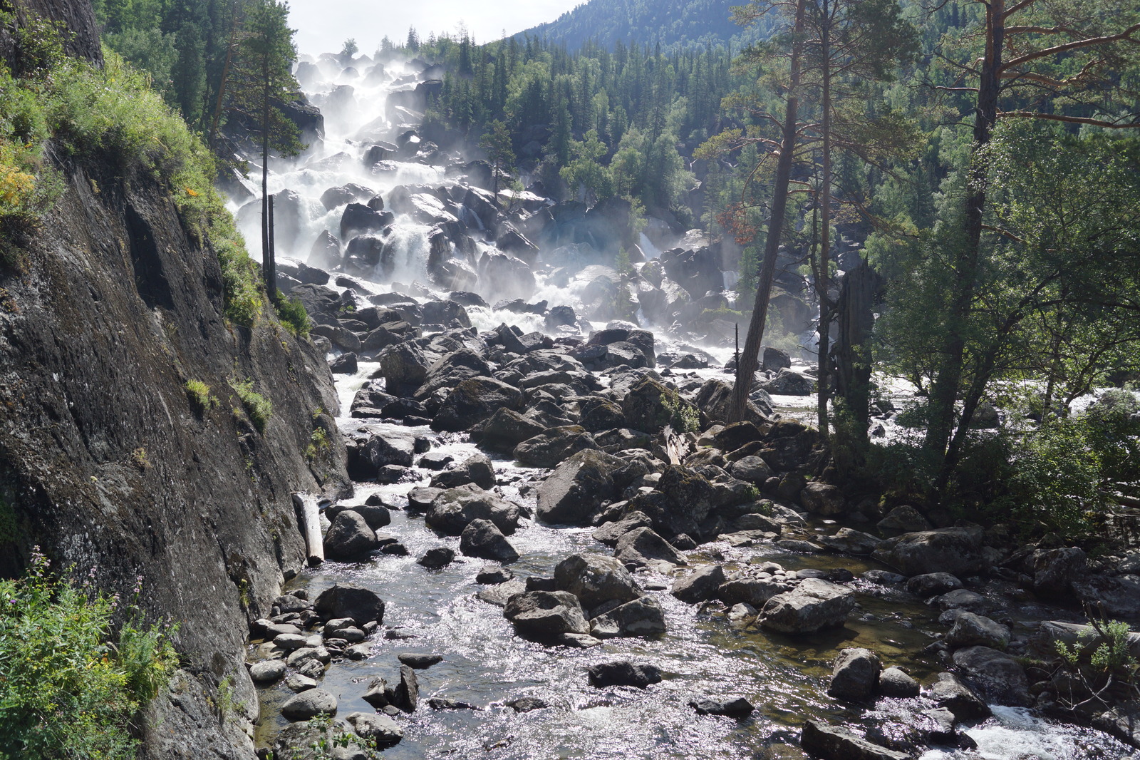 Gorny Altai with a small child. - My, Mountain Altai, Travel across Russia, Family, Vacation, Nature, , Stone mushrooms, Waterfall, Longpost, Altai Republic