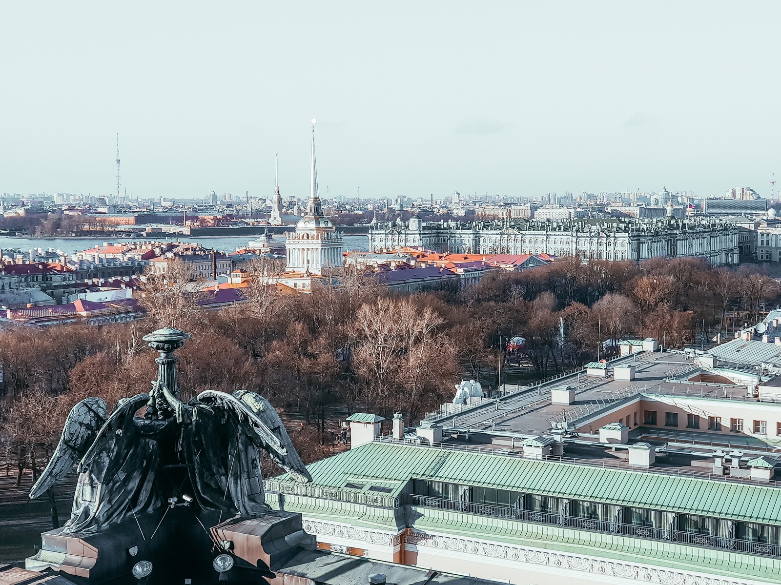 Peter through the eyes of angels - My, Saint Petersburg, Angel, Панорама, The photo, Height, Samsung, Longpost