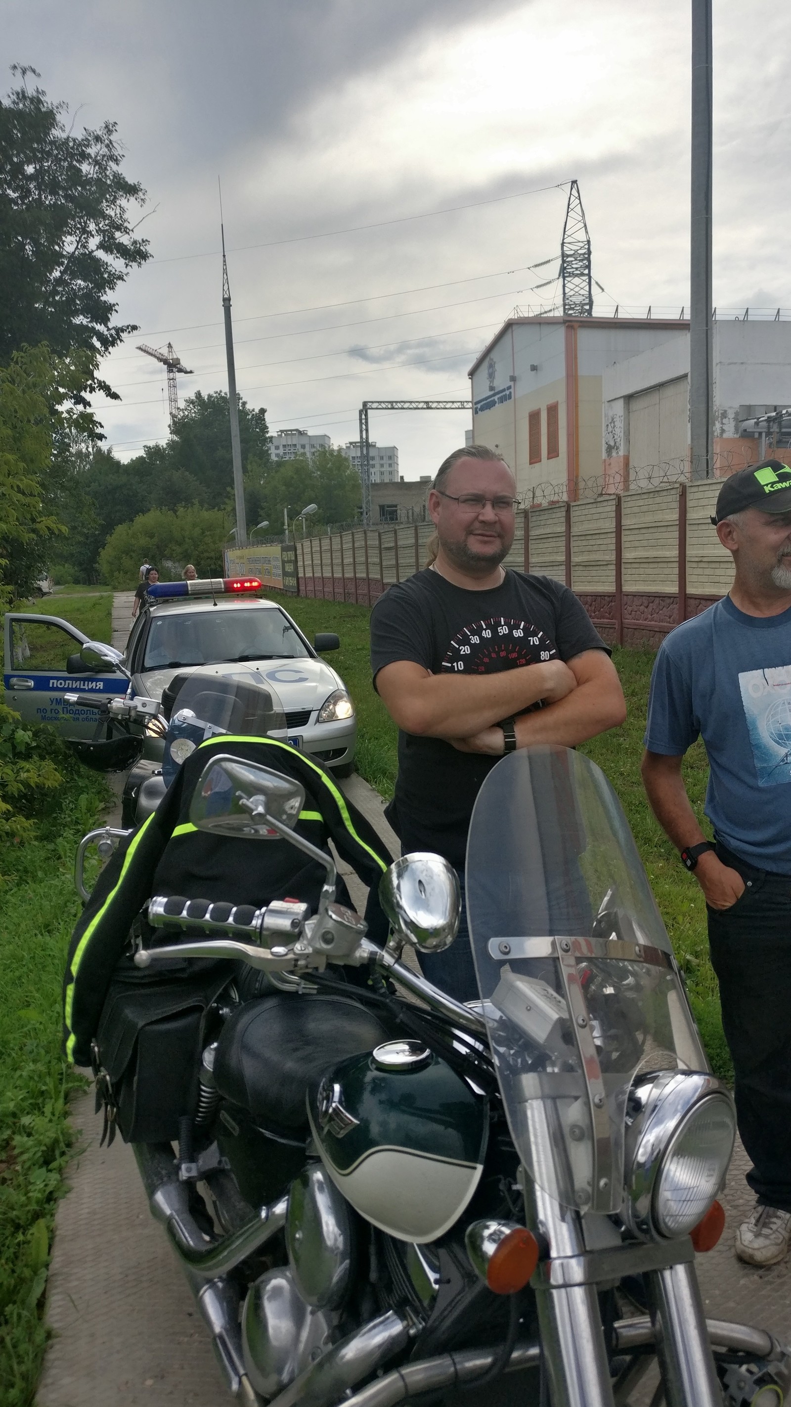 Motorcyclists - My, Motorcycles, Sidewalk, Volnica, Podolsk, Cattle, Longpost, Negative, Moto