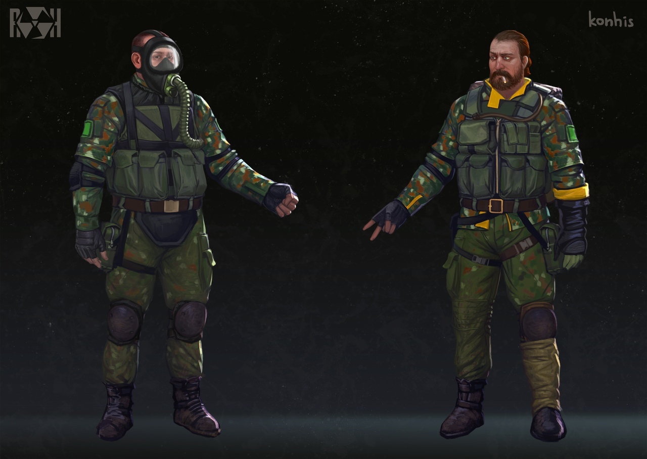 Ray Of Hope, character concepts. - Ray of Hope, Stalker, Development of, Concept Art, Longpost