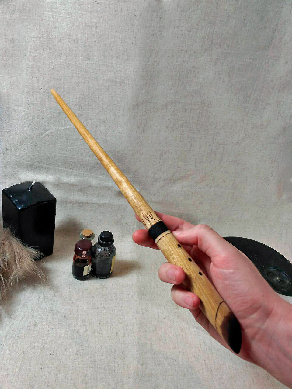 Harry Potter Magic Wand - My, Harry Potter, Magic wand, Needlework without process, With your own hands, Joanne Rowling, Potter addicts, Longpost