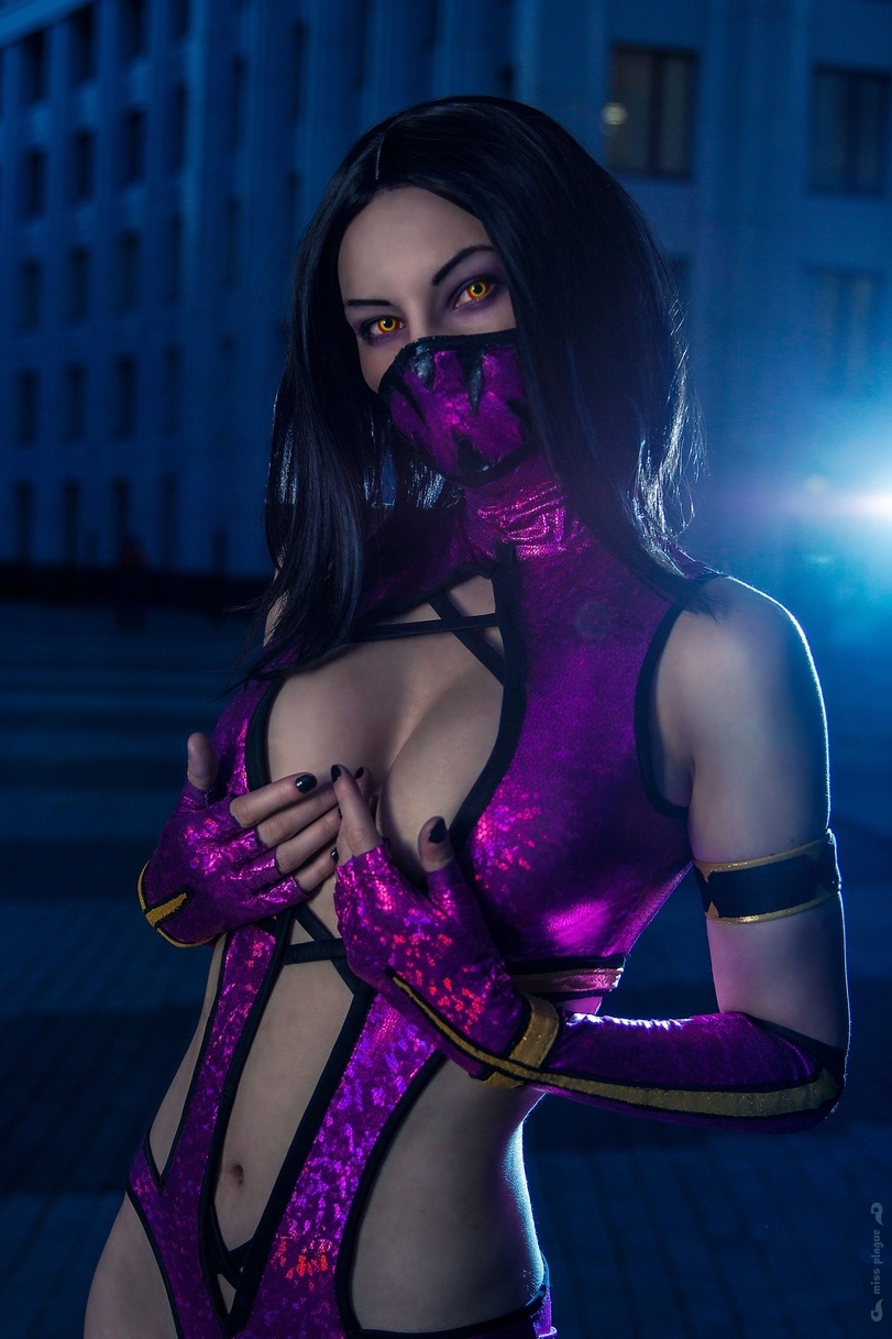 Cosplay Mileena (Mortal Kombat) - Mortal Kombat, Косплей, Mileena, Милина, Сиськи, Angel Envy, Длиннопост