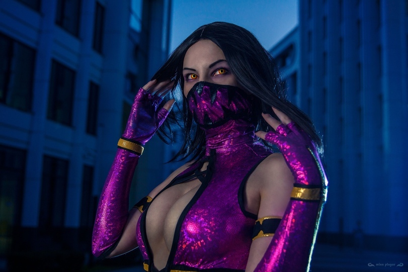 Cosplay Mileena (Mortal Kombat) - Mortal Kombat, Косплей, Mileena, Милина, Сиськи, Angel Envy, Длиннопост