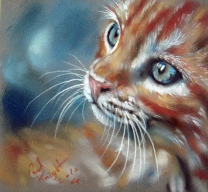 Adorable cats by English artist Paul Knight - cat, Painting, Fluffy, Milota, Longpost