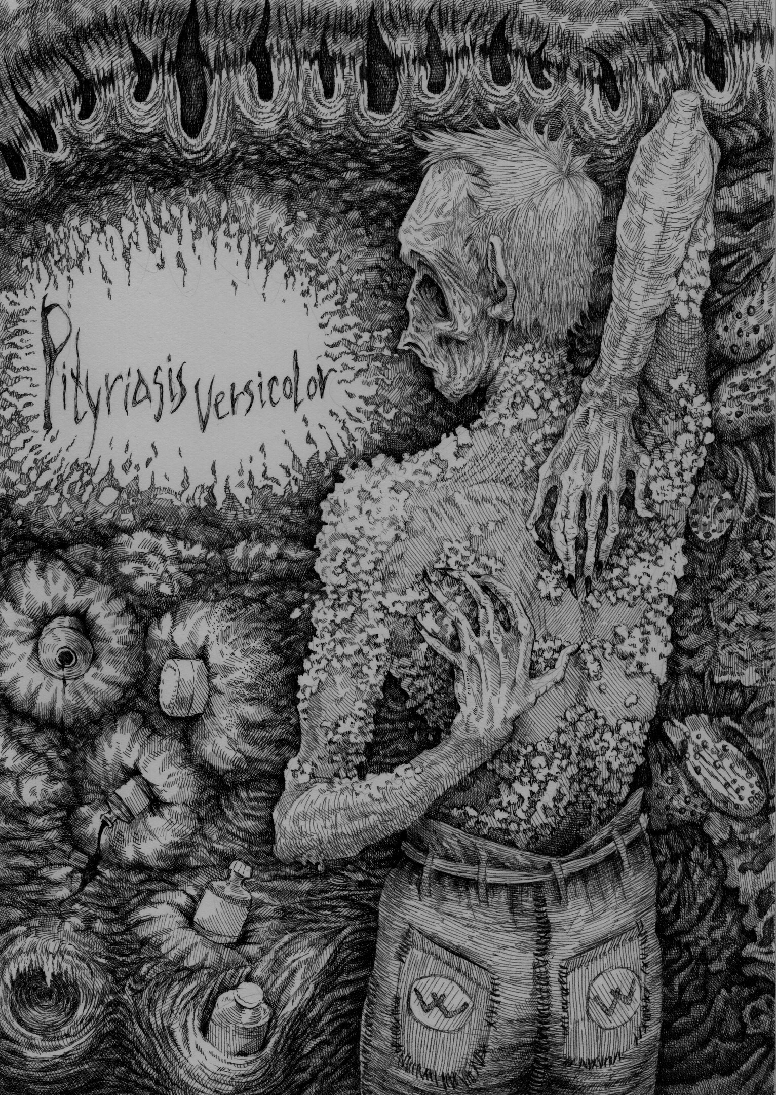 Vegetovascular dystonia - Drawing, Creation, Disease, Monster, Longpost