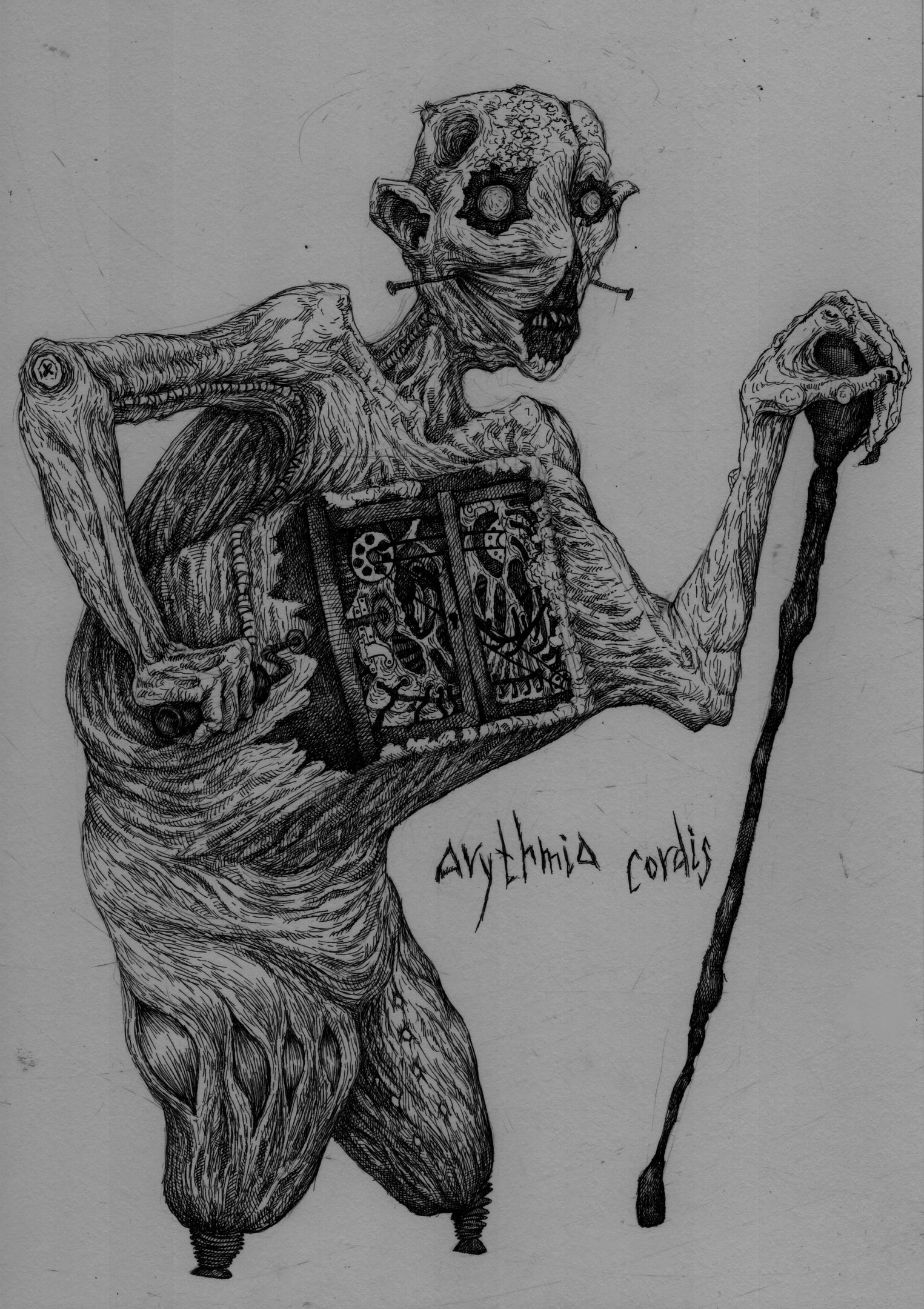 Vegetovascular dystonia - Drawing, Creation, Disease, Monster, Longpost