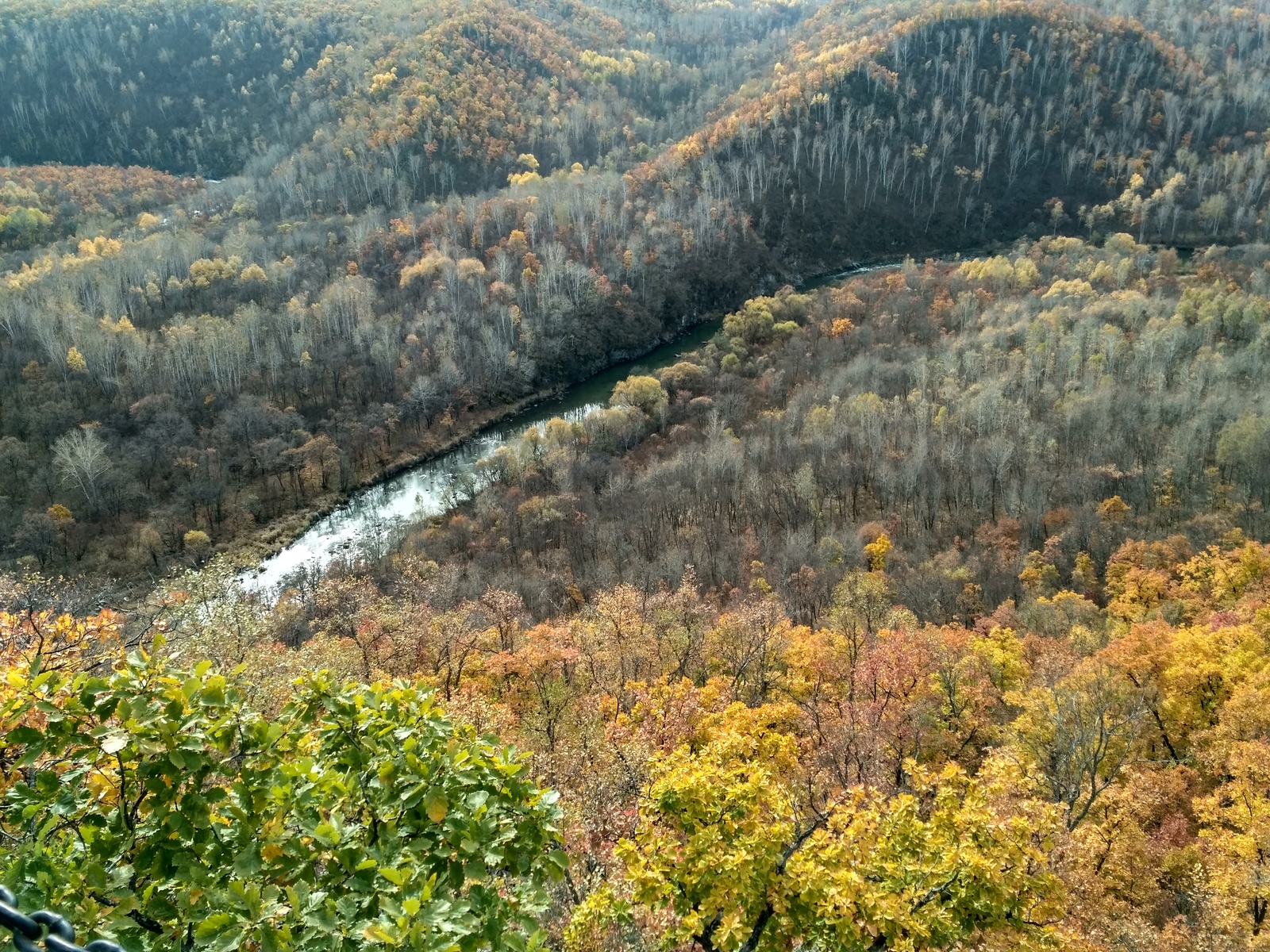 Canyon near the city of Heihe (China). - My, China, Autumn, Forest, The mountains, River, The photo, Longpost, Heihe