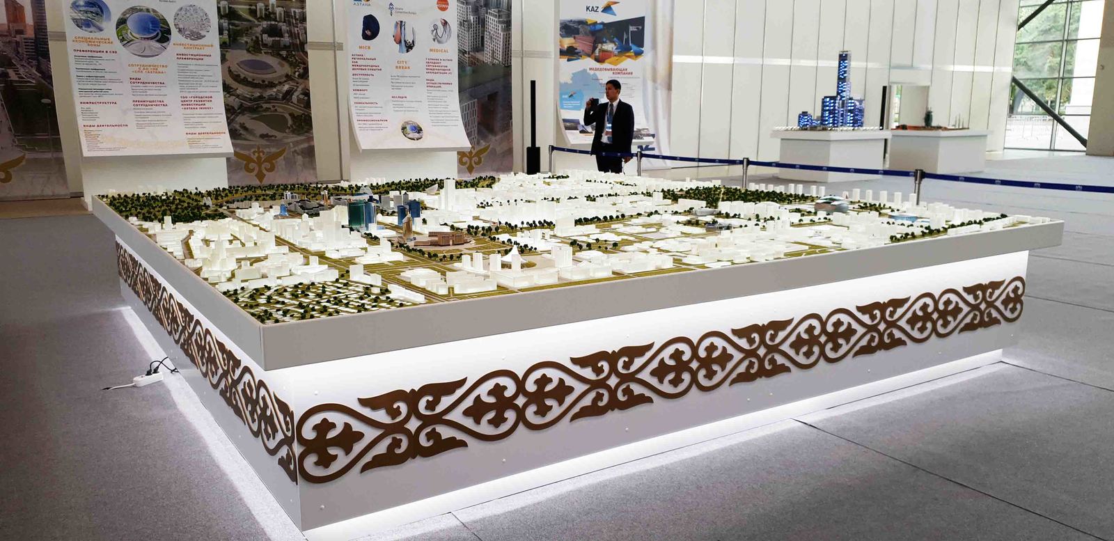 Model of the city of Astana - My, Modeling, Stand modeling, Layout, , Layout, Astana, Town, 3D печать, Longpost